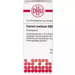 CUPRUM ACETICUM D 30 bolletjes, 10 g