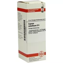 CUPRUM METALLICUM D 6 Verdunning, 20 ml