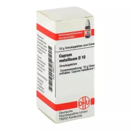 CUPRUM METALLICUM D 10 bolletjes, 10 g