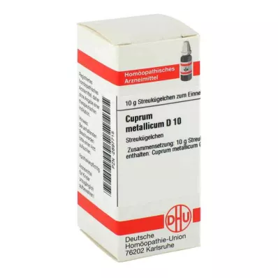 CUPRUM METALLICUM D 10 bolletjes, 10 g CUPRUM METALLICUM D 10 bolletjes, 10 g