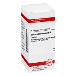DATISCA cannabina D 4 tabletten, 80 st