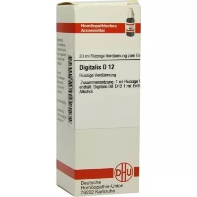 DIGITALIS D 12 Verdunning, 20 ml