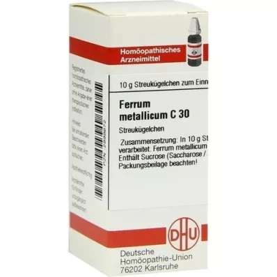 FERRUM METALLICUM C 30 bolletjes, 10 g