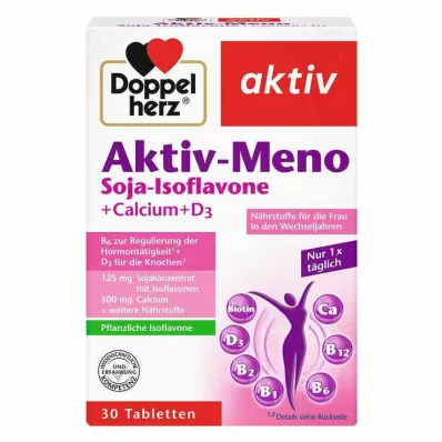 DOPPELHERZ Actieve Meno Tabletten, 30 stuks DOPPELHERZ Actieve Meno Tabletten, 30 stuks