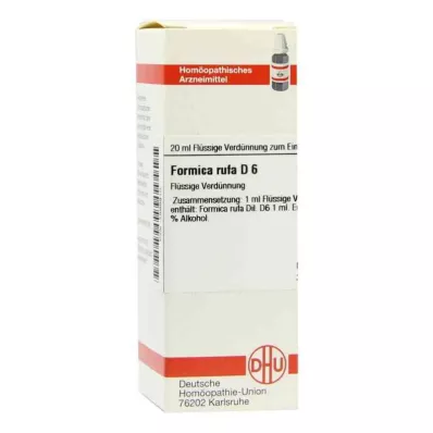 FORMICA RUFA D 6 Verdunning, 20 ml FORMICA RUFA D 6 Verdunning, 20 ml