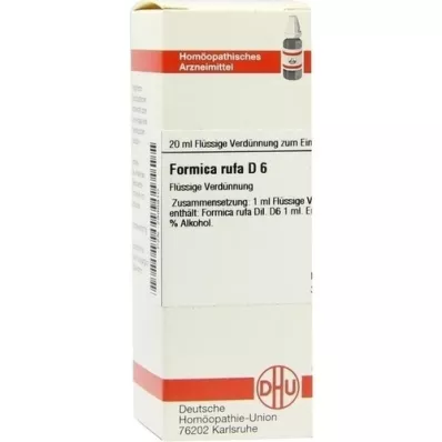 FORMICA RUFA D 6 Verdunning, 20 ml