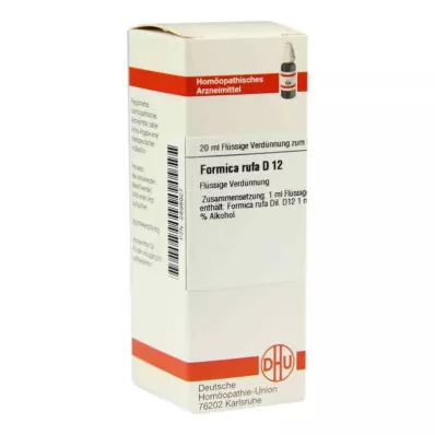 FORMICA RUFA D 12 Verdunning, 20 ml FORMICA RUFA D 12 Verdunning, 20 ml