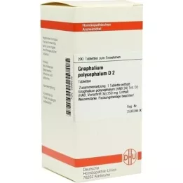 GNAPHALIUM POLYCEPHALUM D 2 tabletten, 200 stuks