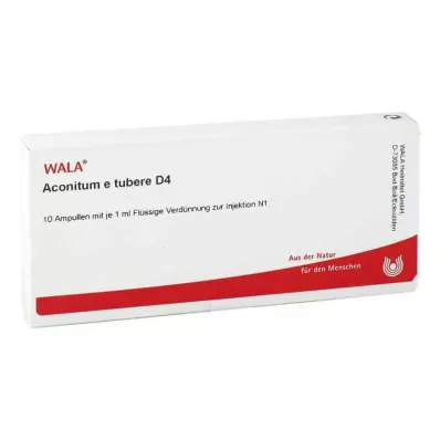 ACONITUM E tubere D 4 Ampullen, 10X1 ml ACONITUM E tubere D 4 Ampullen, 10X1 ml