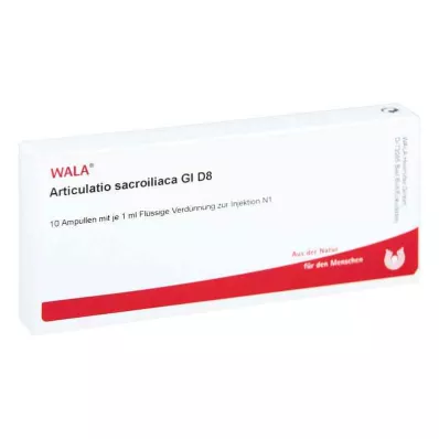 ARTICULATIO sacroiliaca GL D 8 ampullen, 10X1 ml
