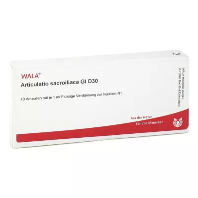 ARTICULATIO sacroiliaca GL D 30 ampullen, 10X1 ml