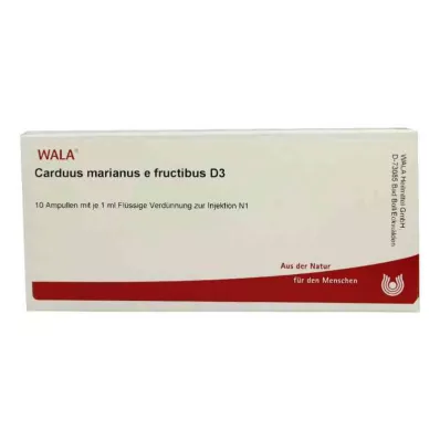 CARDUUS MARIANUS E fructibus D 3 Ampullen, 10X1 ml CARDUUS MARIANUS E fructibus D 3 Ampullen, 10X1 ml