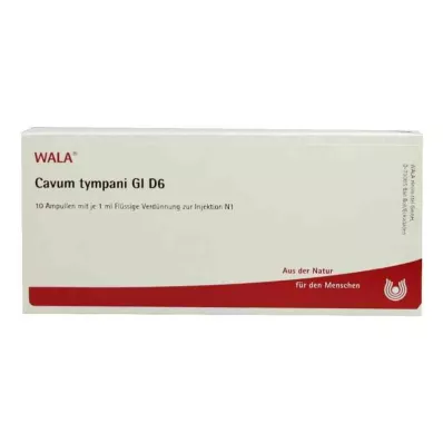 CAVUM tympani GL D 6 ampullen, 10X1 ml CAVUM tympani GL D 6 ampullen, 10X1 ml