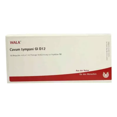 CAVUM tympani GL D 12 ampullen, 10X1 ml CAVUM tympani GL D 12 ampullen, 10X1 ml