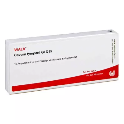 CAVUM tympani GL D 15 ampullen, 10X1 ml