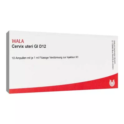 CERVIX uteri GL D 12 ampullen, 10X1 ml CERVIX uteri GL D 12 ampullen, 10X1 ml