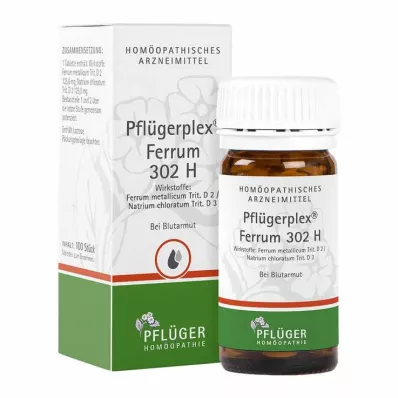 PFLÜGERPLEX Ferrum 302 H Tabletten, 100 stuks PFLÜGERPLEX Ferrum 302 H Tabletten, 100 stuks