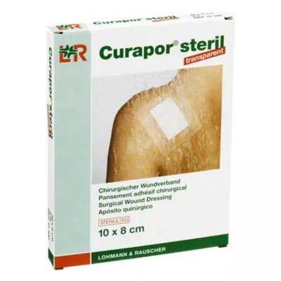 CURAPOR Wondverband steriel transparant 8x10 cm, 5 st CURAPOR Wondverband steriel transparant 8x10 cm, 5 st