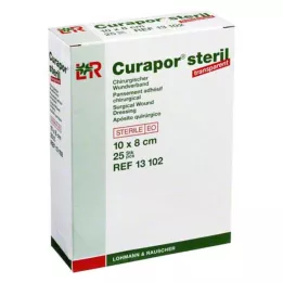 CURAPOR Wondverband steriel transparant 8x10 cm, 25 st