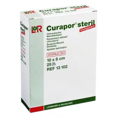 CURAPOR Wondverband steriel transparant 8x10 cm, 25 st CURAPOR Wondverband steriel transparant 8x10 cm, 25 st