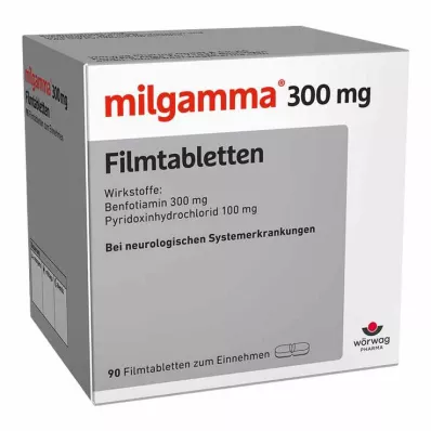 MILGAMMA 300 mg filmomhulde tabletten, 90 st MILGAMMA 300 mg filmomhulde tabletten, 90 st