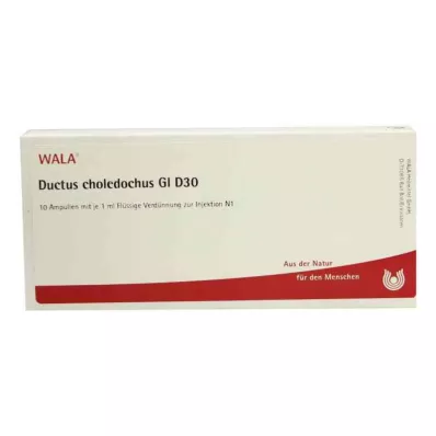 DUCTUS CHOLEDOCHUS GL D 30 Ampullen, 10X1 ml