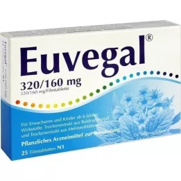 EUVEGAL 320 mg/160 mg filmomhulde tabletten, 25 st