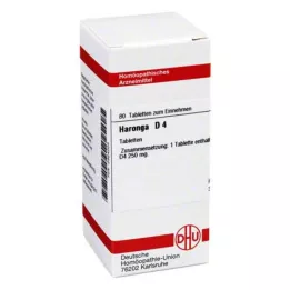HARONGA D 4 tabletten, 80 st