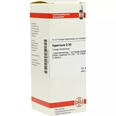 HYPERICUM D 30 Verdunning, 50 ml