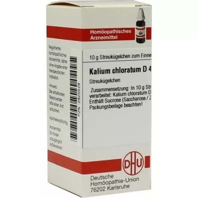 KALIUM CHLORATUM D 4 bolletjes, 10 g