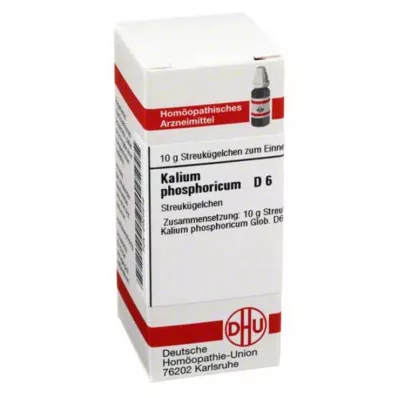KALIUM PHOSPHORICUM D 6 bolletjes, 10 g KALIUM PHOSPHORICUM D 6 bolletjes, 10 g