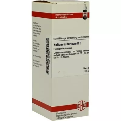 KALIUM SULFURICUM D 6 Verdunning, 50 ml