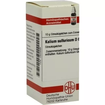 KALIUM SULFURICUM D 6 bolletjes, 10 g