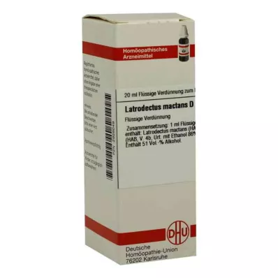 LATRODECTUS mactans D 12 Verdunning, 20 ml