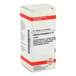 LITHIUM CHLORATUM D 12 tabletten, 80 stuks