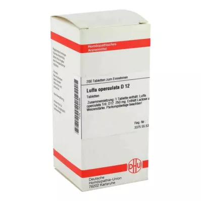 LUFFA OPERCULATA D 12 tabletten, 200 stuks LUFFA OPERCULATA D 12 tabletten, 200 stuks