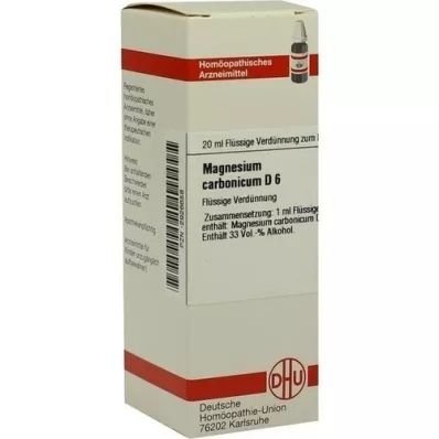 MAGNESIUM CARBONICUM D 6 Verdunning, 20 ml