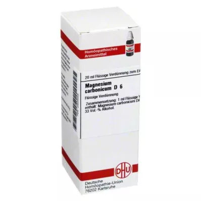 MAGNESIUM CARBONICUM D 6 Verdunning, 20 ml