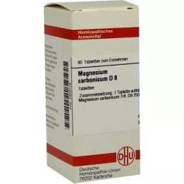 MAGNESIUM CARBONICUM D 8 tabletten, 80 stuks