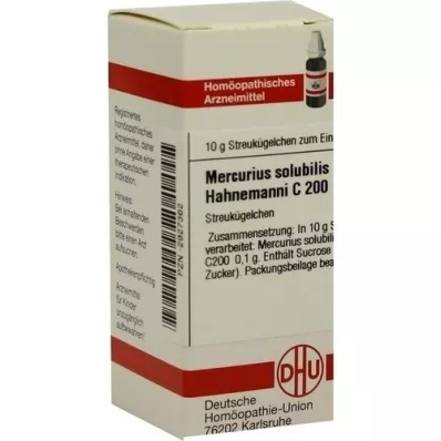 MERCURIUS SOLUBILIS Hahnemanni C 200 bolletjes, 10 g