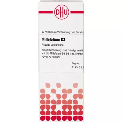 MILLEFOLIUM D 3 Verdunning, 50 ml