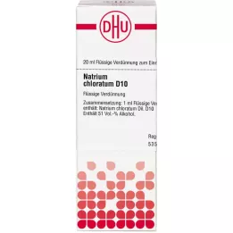 NATRIUM CHLORATUM D 10 Verdunning, 20 ml