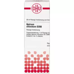 NATRIUM CHLORATUM D 200 verdunning, 20 ml