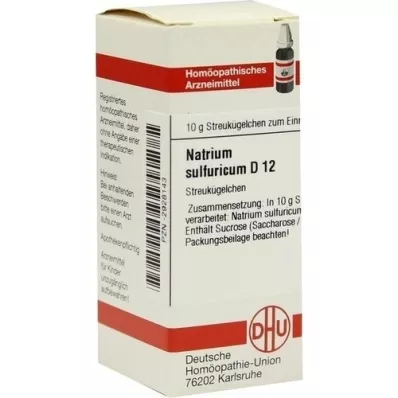 NATRIUM SULFURICUM D 12 bolletjes, 10 g