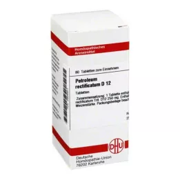 PETROLEUM RECTIFICATUM D 12 tabletten, 80 stuks