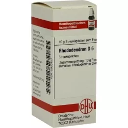 RHODODENDRON D 6 bolletjes, 10 g