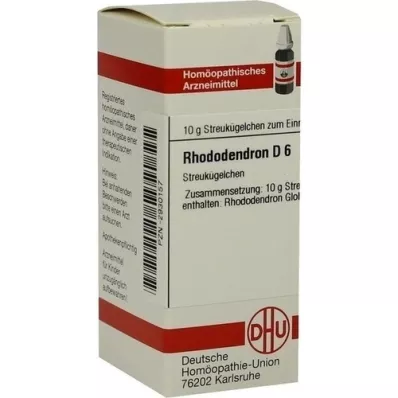 RHODODENDRON D 6 bolletjes, 10 g