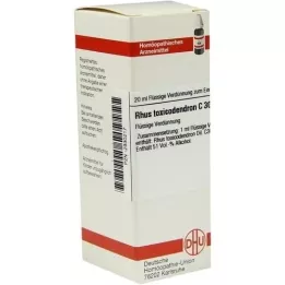 RHUS TOXICODENDRON C 30 verdunning, 20 ml