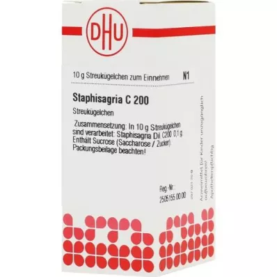 STAPHISAGRIA C 200 bolletjes, 10 g