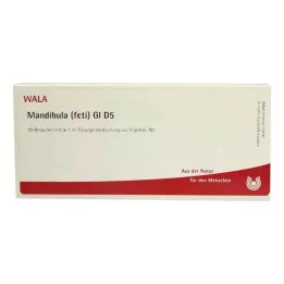 MANDIBULA foeti GL D 5 ampullen, 10X1 ml